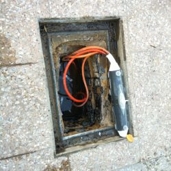 Eris electrical installed a resin kit to prevent further electrical hazards
