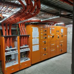 Installation of 1600 amp main switch board