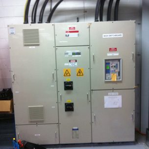 Installation of 2000amp main electrical switchboard for a printing company
