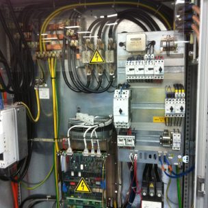 Installation of 400amp circuit for robotic machine