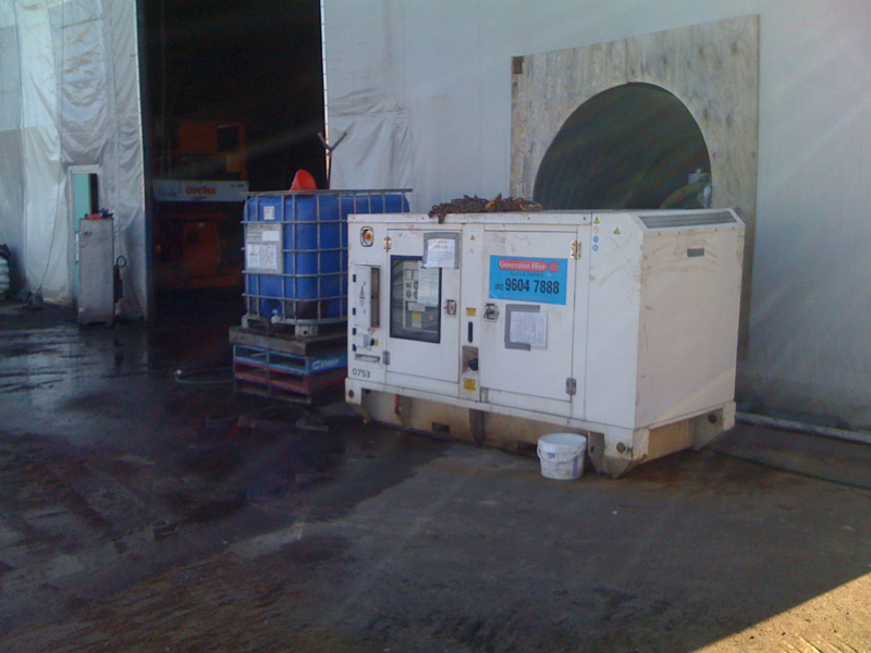 Installation of generator