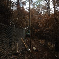January 2020 bushfire repairs tight access