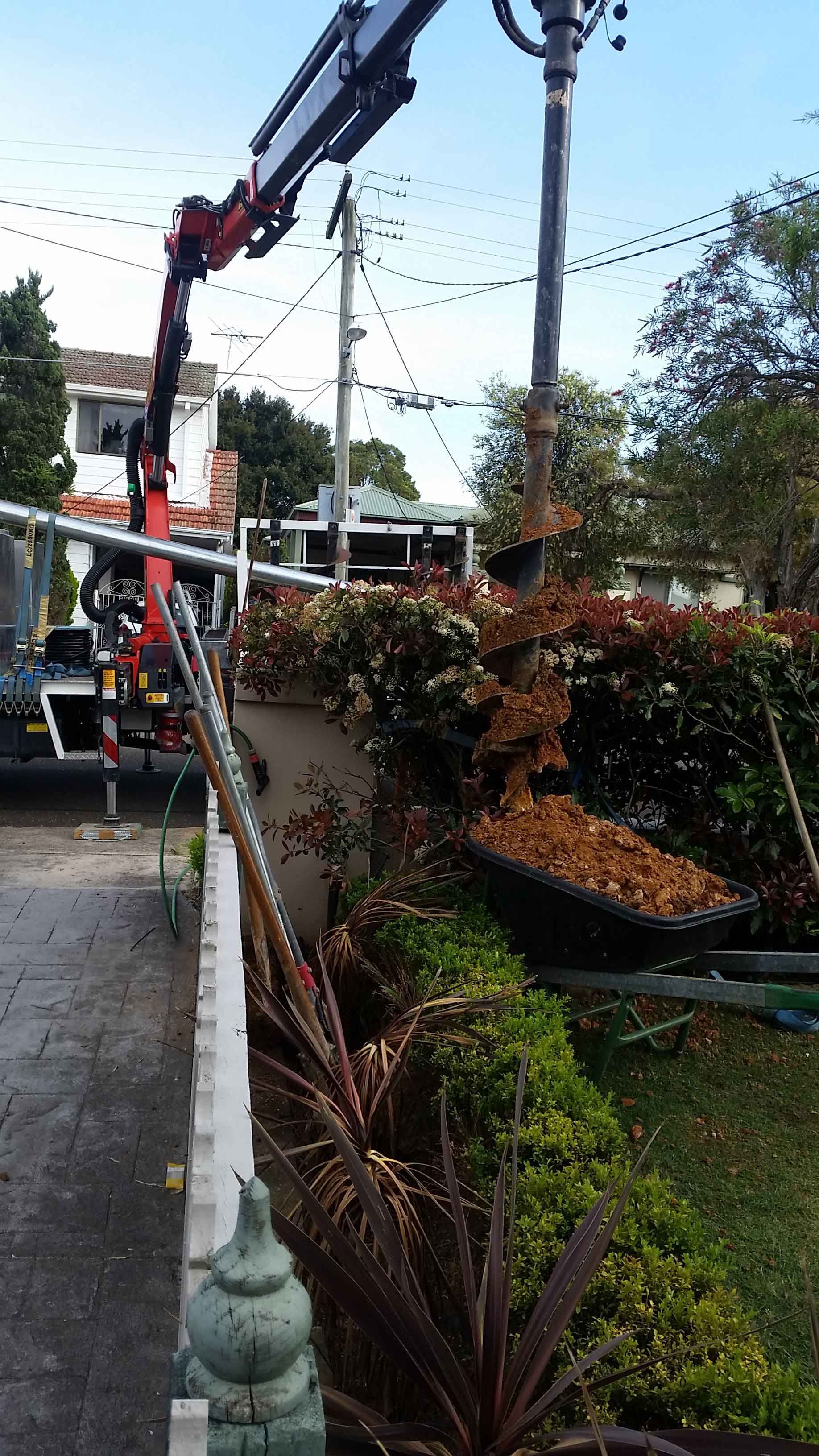 Power pole fallen