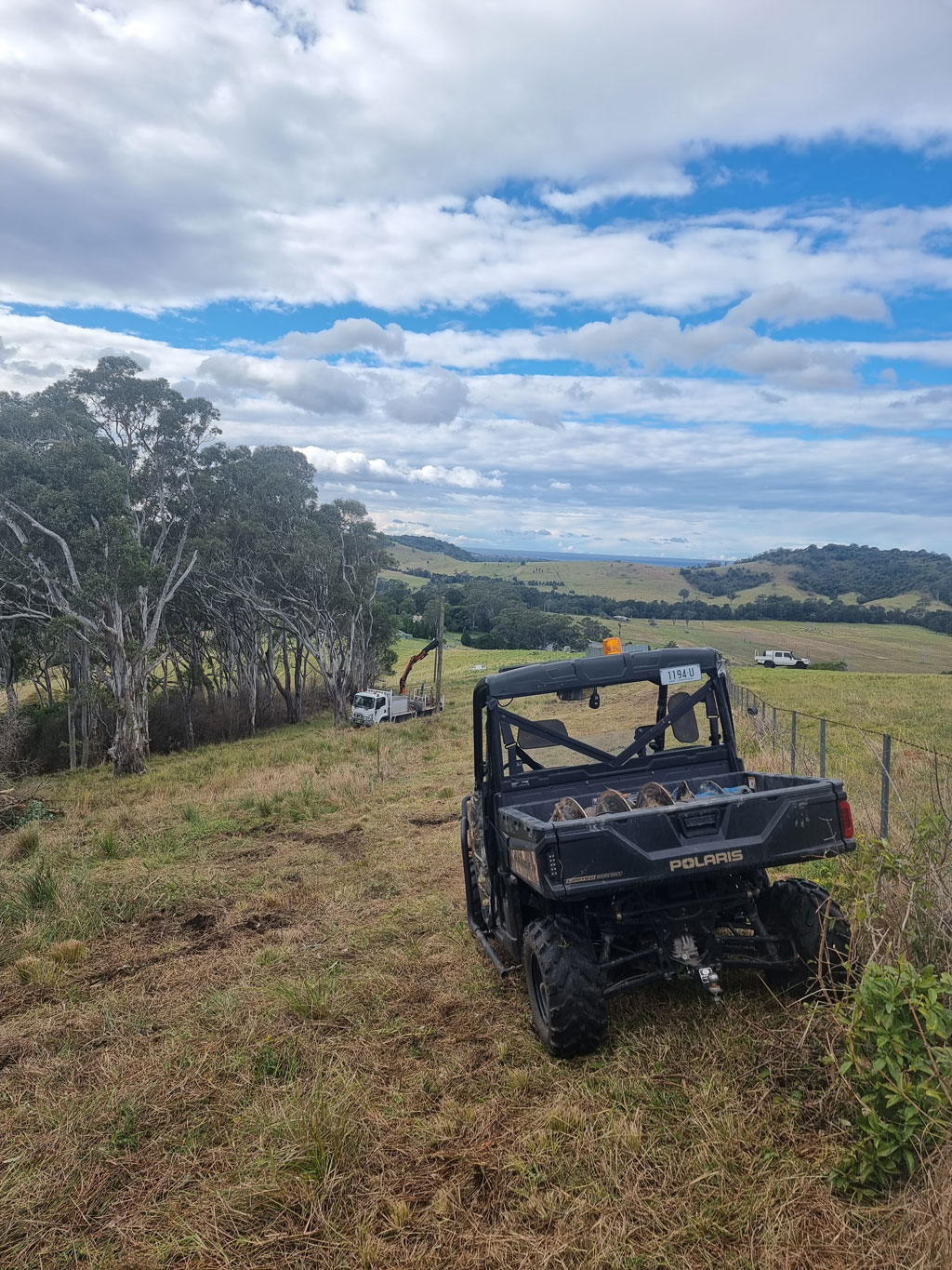 Power pole installation