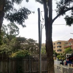 Power pole repair