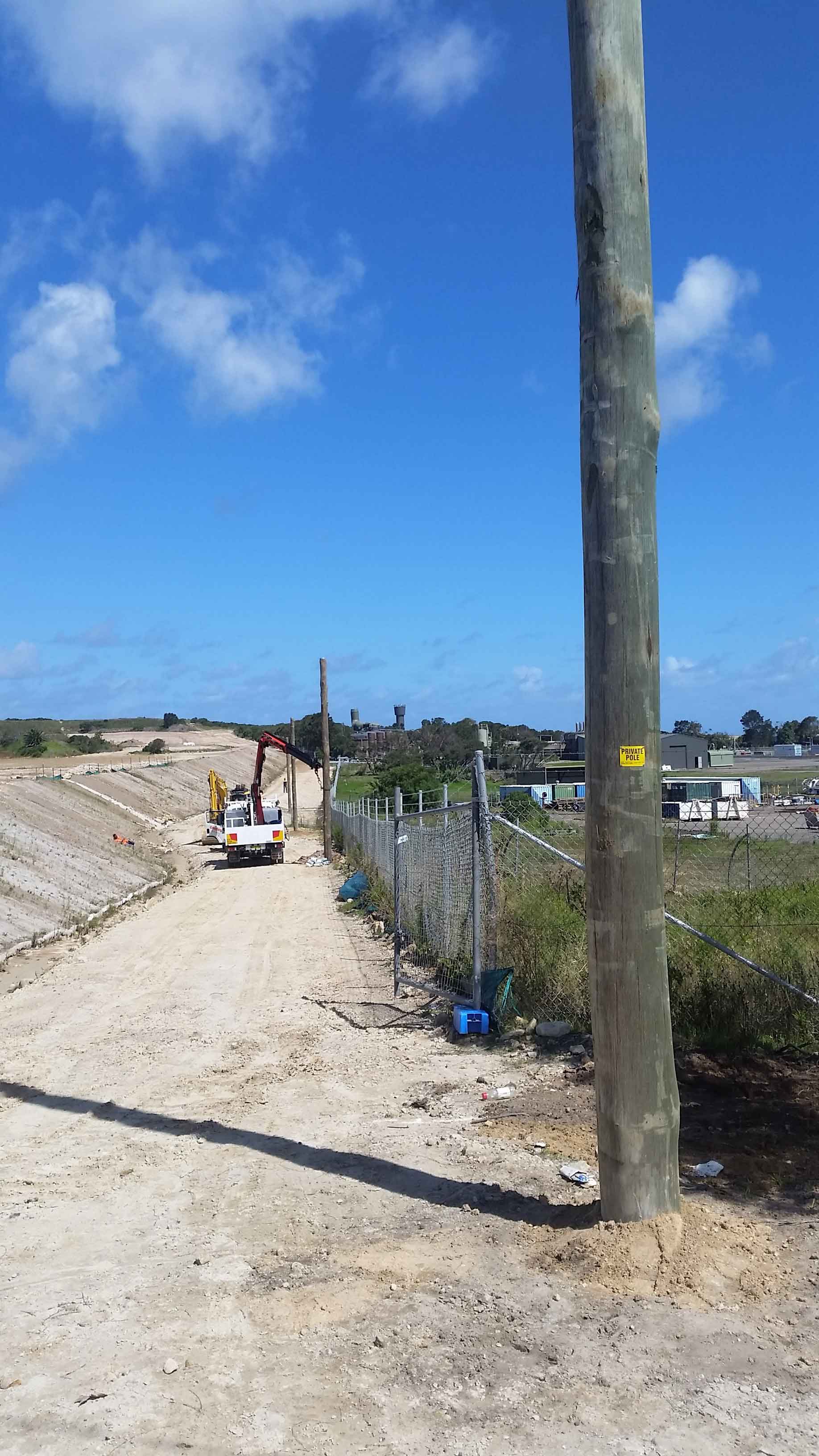 Power pole work by Eris